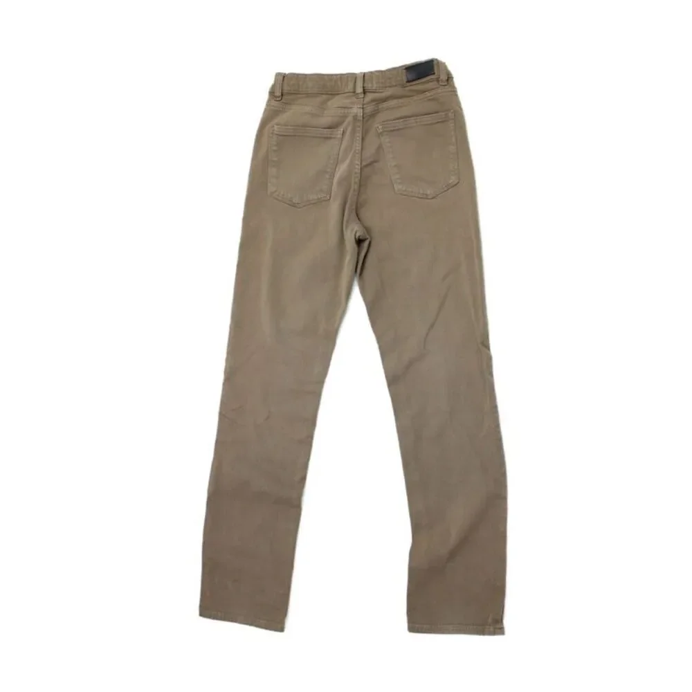 DL1961 Boys Cotton Zippered Straight Casual Jeans Brown Size 14
